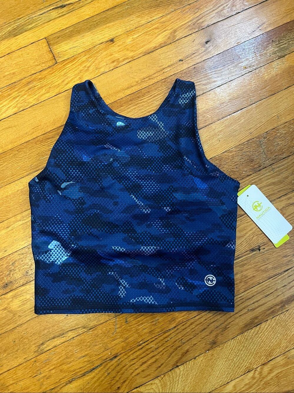 Nautica Competition Women’s Blue Printed Athletic Tank